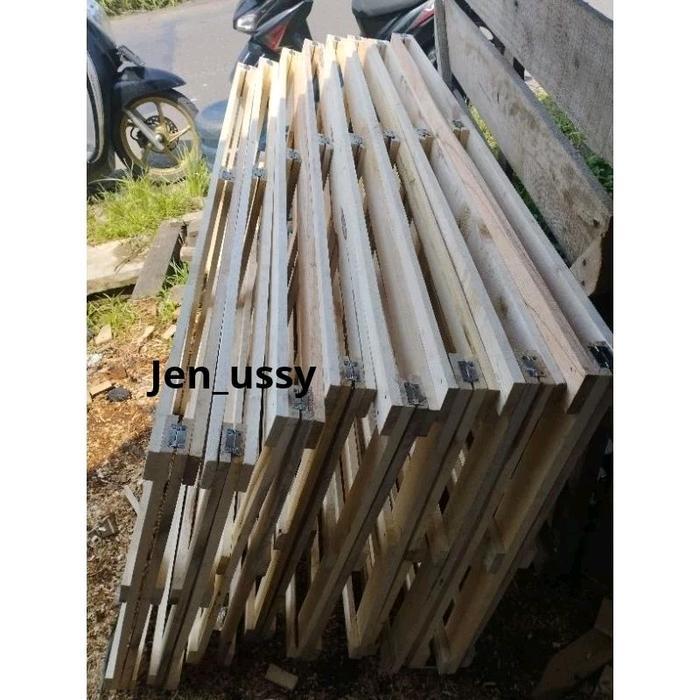 Rangka Banner Kayu Stand Banner Kayu Tbk