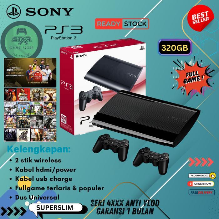 Hagibis - Ps3 Superslim Hdd 500Gb Fullgame Fullset Anti Ylod