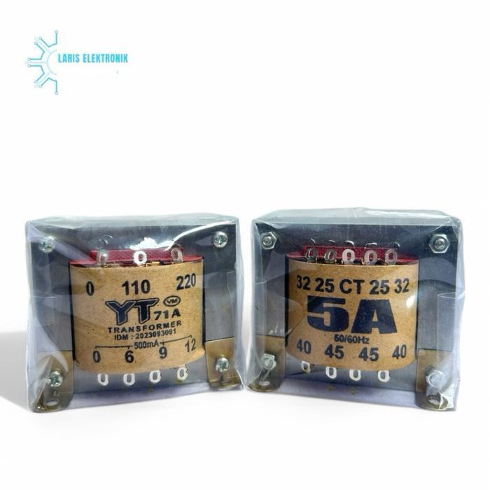 NEW!! Trafo 5 Amper CT 45v / Travo 5a ct 45v Tembaga Murni tanpa campuran