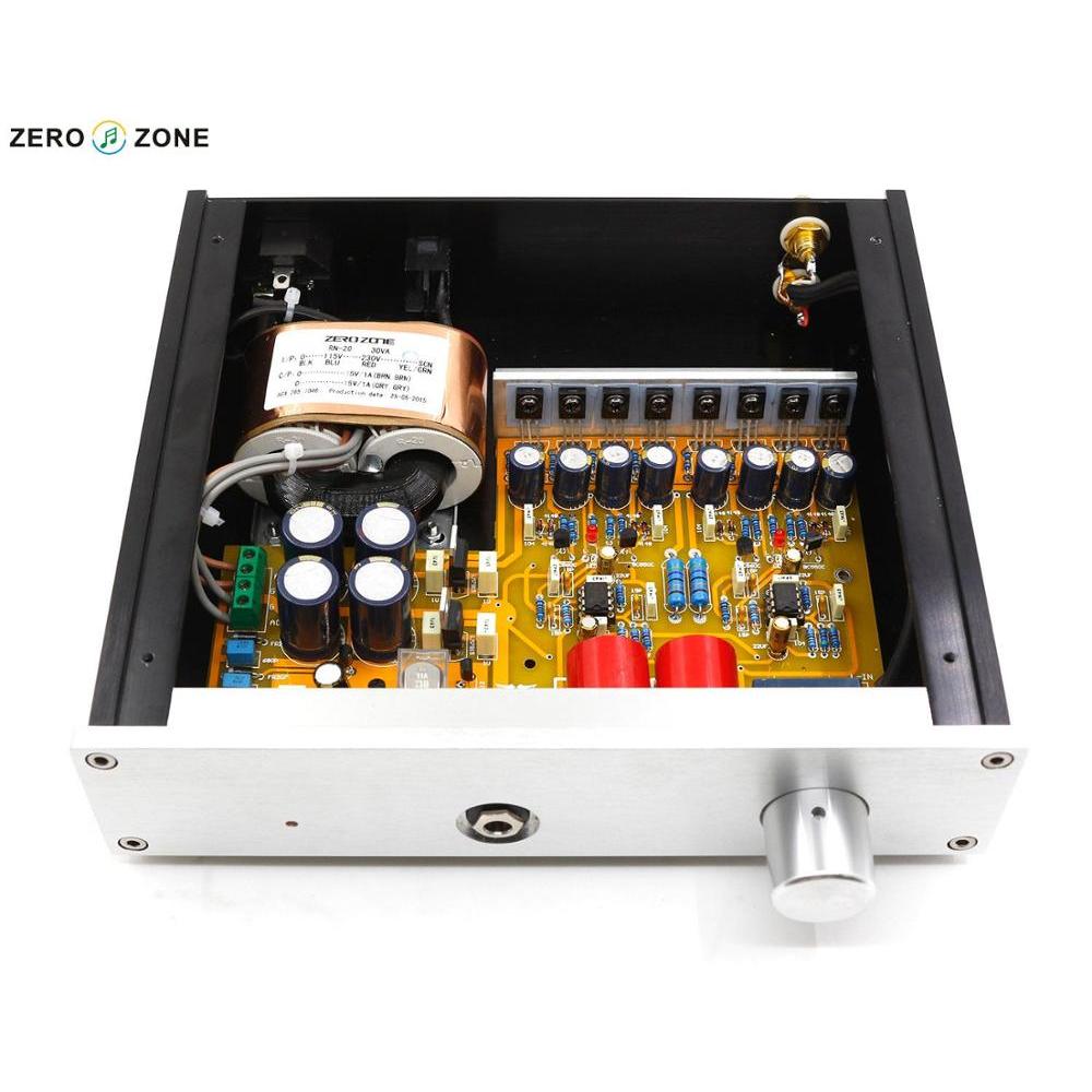 GZLOZONE DIY Kit HD-8-A1-PRO Headphone Amplifier Amp box + Headphone Amp kit + Transformer