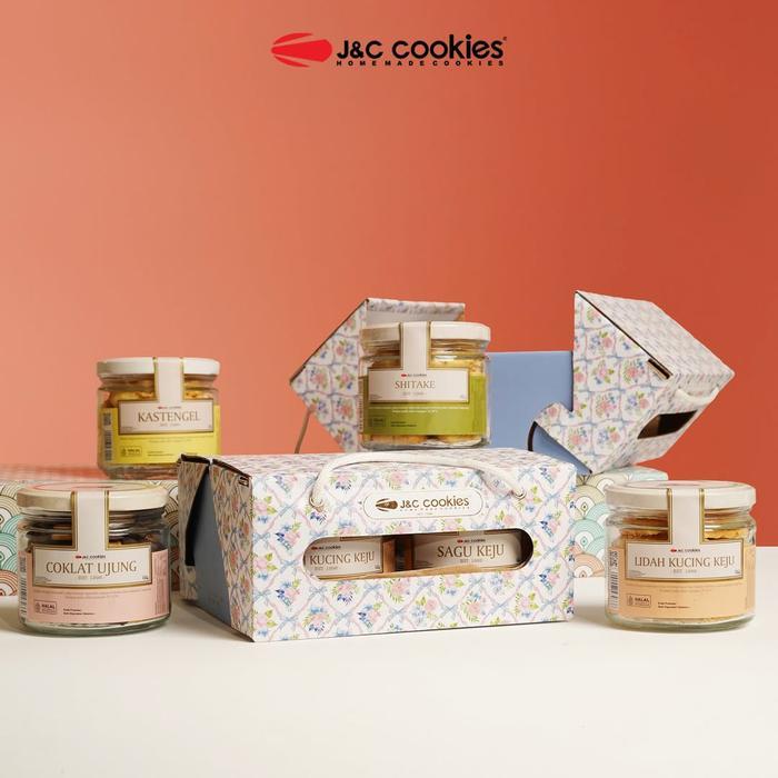 Promo Jnc Cookies Hampers Paper Tray - Parcel Kue Kering J&C Cookies Bingkisan Idul Fitri Terlaris