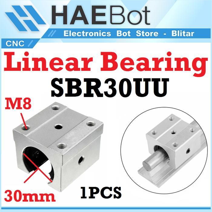 SBR30 SBR30UU LINEAR BALL BEARING BUSHING SLIDER 30MM CNC
