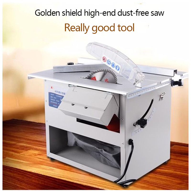 JD-150C Floor Sliding Table Saw Electric Dust-Free Sliding Table Saw Woodworking Floor Miter Cutting