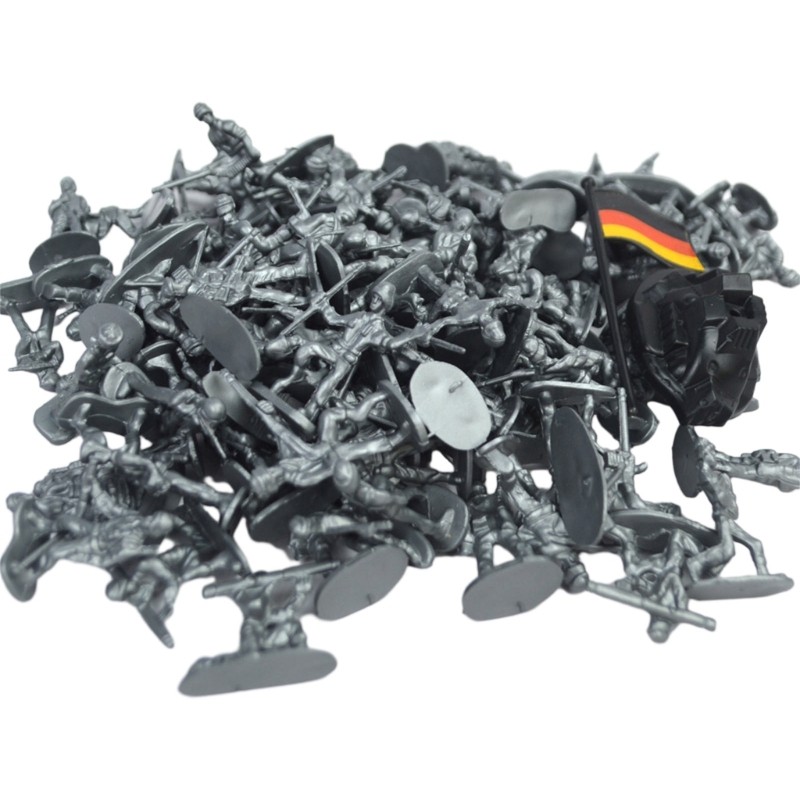 77HD 100PCS Mini Static Small Soldier Person Military Model Plastic Soldier Mannequin Children
