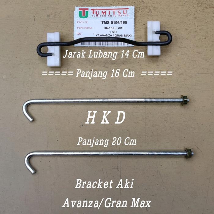 NEWSS BRACKET AKI ACCU MOBIL AVANZA XENIA GRANDMAX TERIOS RUSH " TMS "