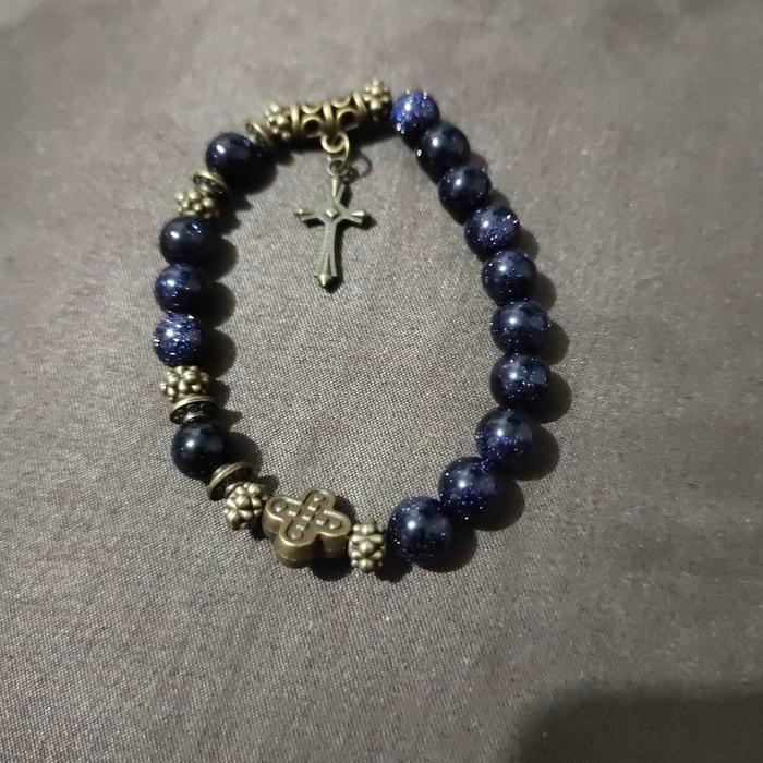 gelang rosario batu