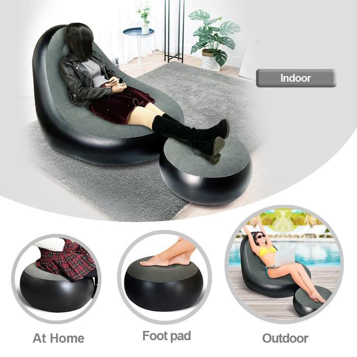 PROMO new Sofa Angin Santai Kursi Malas Taman Kolam