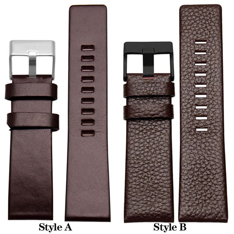 22/24/26/28/30/32mm For diesel Genuine Leather Strap Bracelet DZ7311 DZ7332 DZ7314 DZ1405 DZ4323