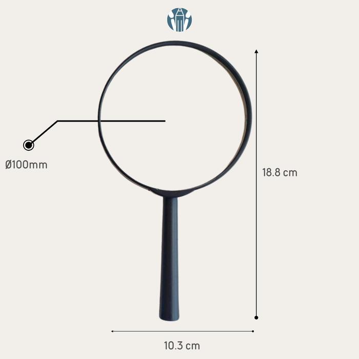 "New" Kaca Pembesar Diameter 100mm / Magnifying Glass 100mm Lup Pembesar untuk Membaca