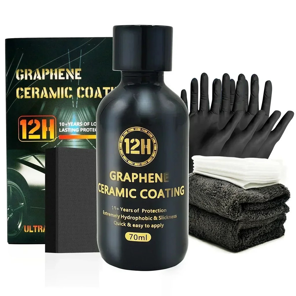 12H Graphene Ceramic Coating with Self Healing and UV Track Technology Car Detailing Professionals