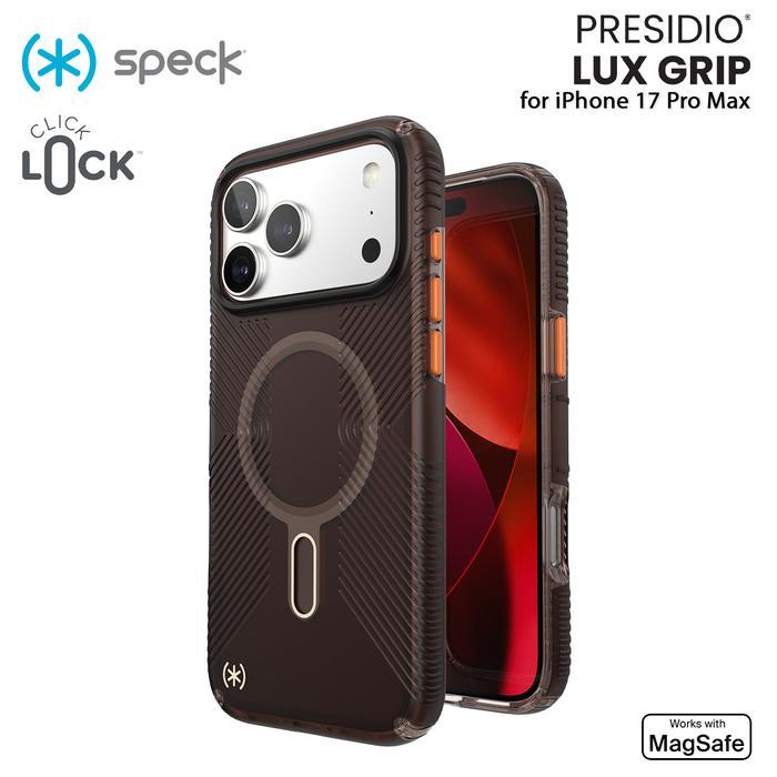 Casing iPhone 17 Pro Max Speck Presidio Lux Grip + Mist MagSafe with ClickLock Protective Case -