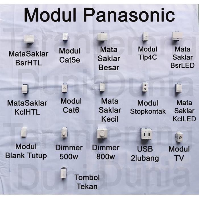 Premium Saklar Panasonic Stopkontak Panasonic Frame Panasonic Mata Saklar Original