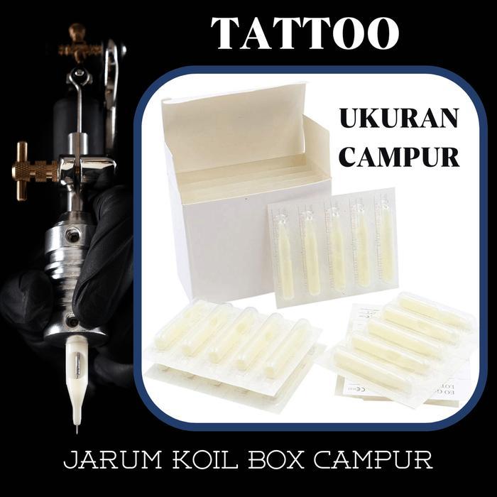 BEST SELLER DISPOSABLE TIP TATTOO MESIN KOIL MIX CAMPUR 1 BOX (10 PCS)
