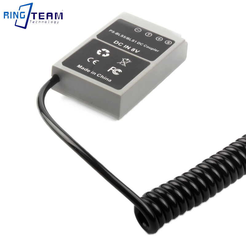 BLS-1 Type-C DC Coupler Adapter For Olympus E-410 E-420 E-620 PEN E-P1 E-P3