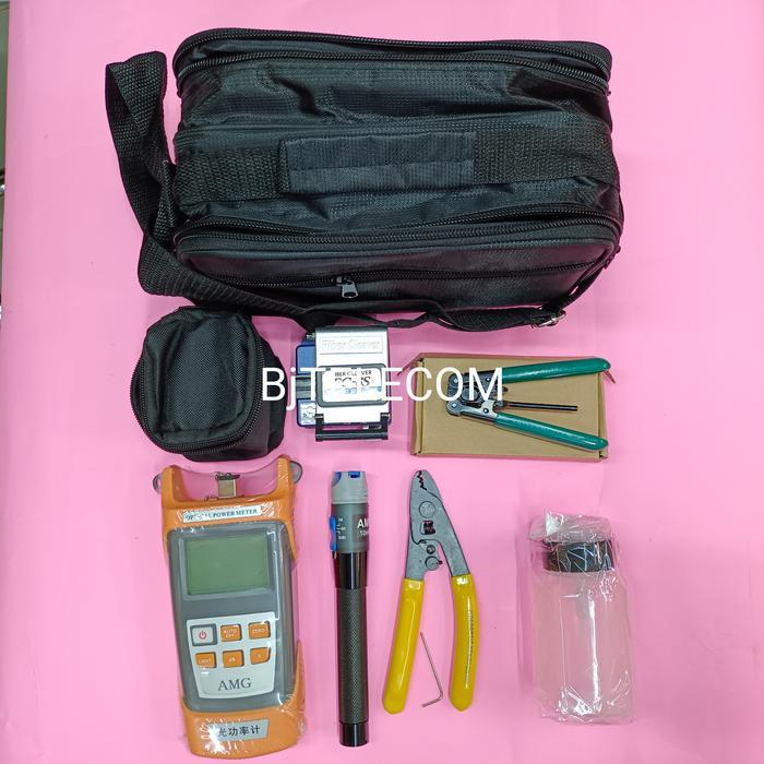 TERMURAH TOOLKIT SET FIBER OPTIK FTTH/ FIBER OPTIK TOOLKIT SET/ ALAT KERJA FTTH PROMO