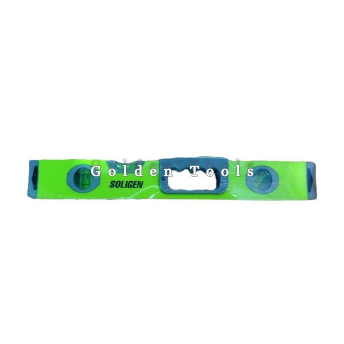 Terbaik Waterpass Magnet + Handle Fiber Soligen Hijau 18" (45Cm) & 24"(60 Cm) Murah