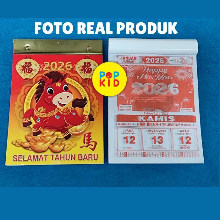 KALENDER HARIAN 2026 - KALENDER SOBEK JAWA ARAB CINA KOMPLIT TERMURAH