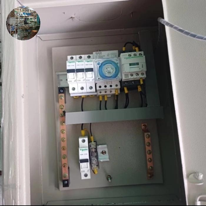 Panel Listrik 1 Phase + Timer Theben KWH2 24R