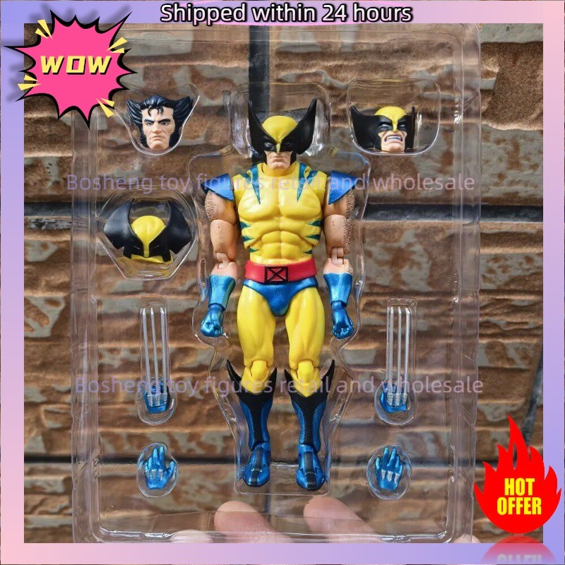 Genuine Ct Toys Mafex 096 X-Men Figure Mafex 138 Wolverine Action Figure Comic Version Figurine