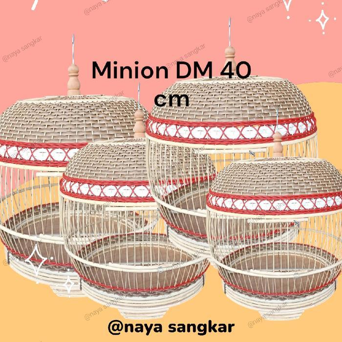 TERMURAH Naya Sangkar Minion DM 40 cm Perkutut Pandawa Lima Model Terbaru Desain Minimalis Elegan