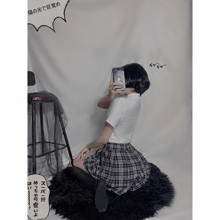 Mira- Set Cosplay Costume Student Jepang Uniform Lingerie Sexy Pelajar Dasi Terbaru 