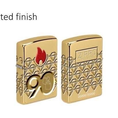 Zippo 49866 Armor 90Th Anniversary 4Sides Coty 2022 Gold Plat