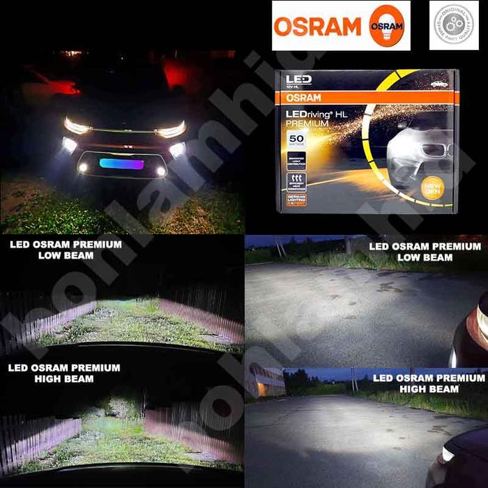 Termurah Lampu LED XPANDER Osram Headlamp H4 Premium 80W + Foglamp H11 XLZ 80W Car