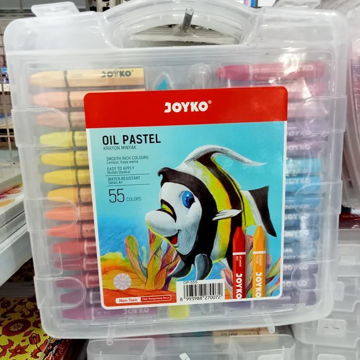 Crayon 55 Warna Set Pensil Warna Anak
