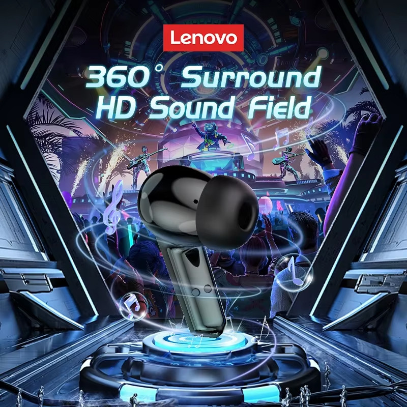 Lenovo Bluetooth5.4 GM2 Pro TWS Wireless Earphones Gaming Headphones HIFI Quality Sound Noise