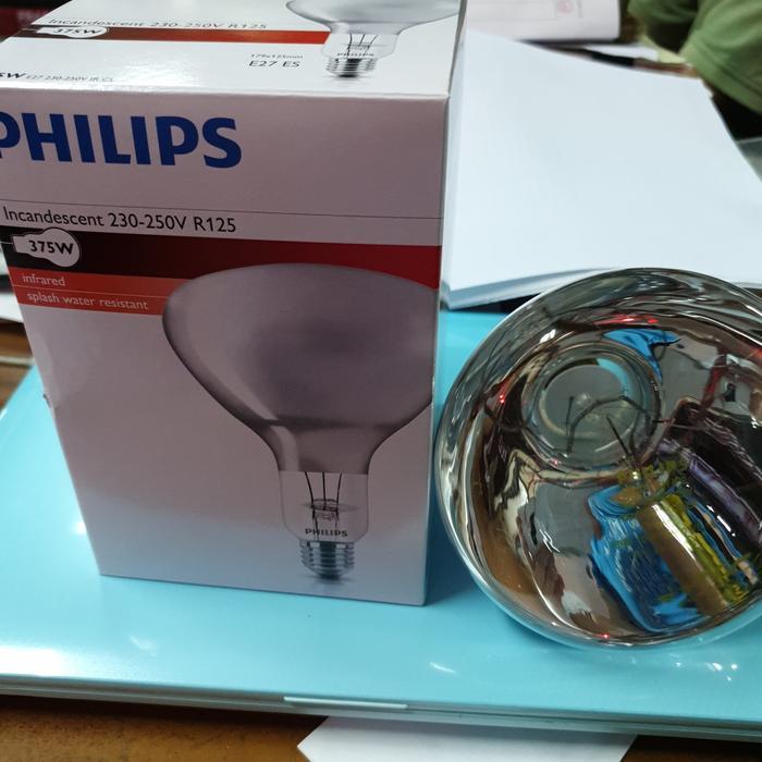 Lampu Bohlam Infrared pemanas 375w