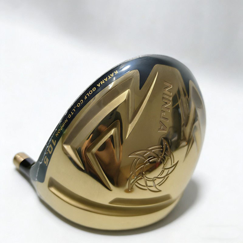 Golf Driver KATANA NINJA Hi COR Golf Driver Head Only Gold 9.5 10.5 Deg kATANA Golf Driver Men Golf