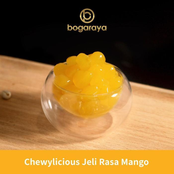 Bogaraya.Id Chewylicious Konjac Jelly Toping Boba Jelly Toping Boba Thai Tea Green Tea Es Kopi Jelly