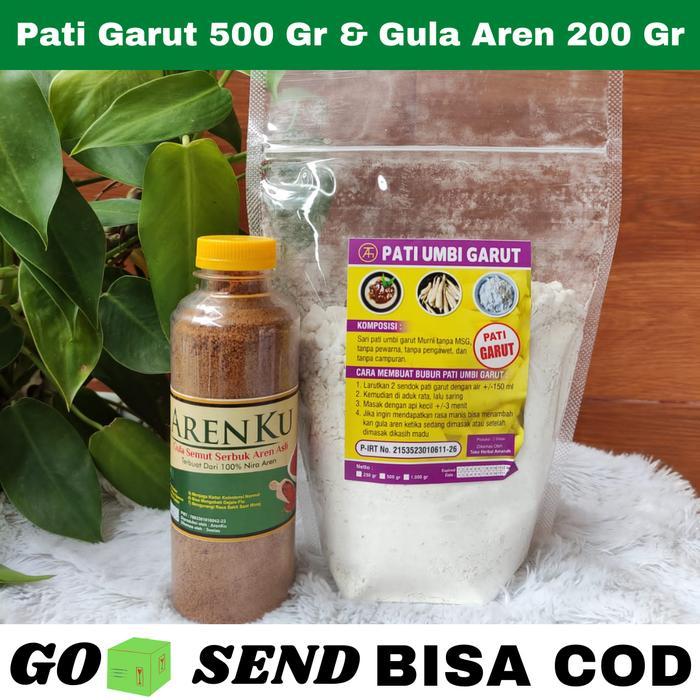 Tepung Pati Umbi Garut & Gula Aren Untuk Asam Lambung Maag Asli Ori