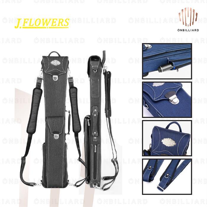 JFLOWERS TROJAN JF0056 TAS STICK BILLIARD 3X4 3B4S CUE SOFT CASE JFS JF