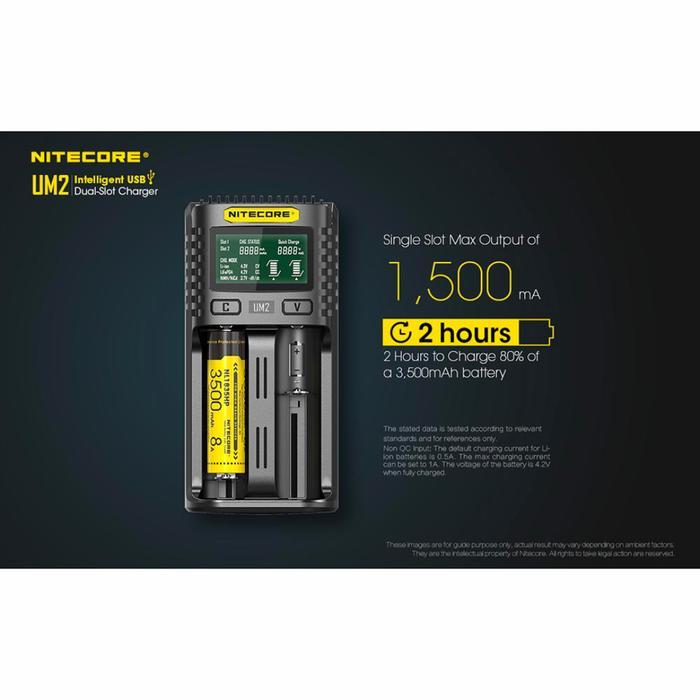 Charger Nitecore UM2 2 Slot
