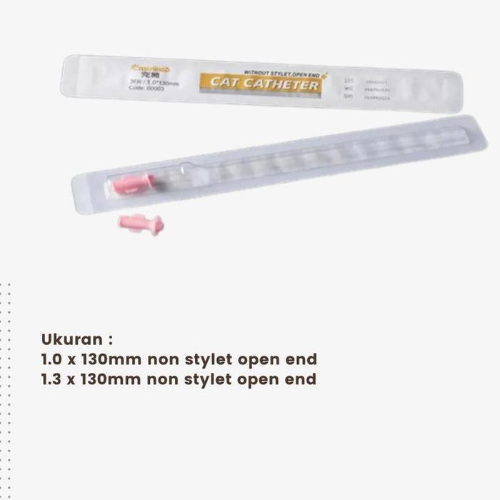Khusus Grab Cat Catheter Non-Stylet Kateter Kucing Urinary Catheter Tanpa Stylet