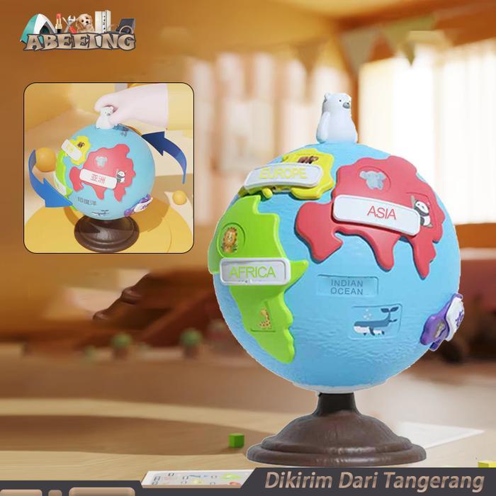 Puzzle Globe Geography Bola Dunia Dan Puzzle Benua Terlaris Kualitas