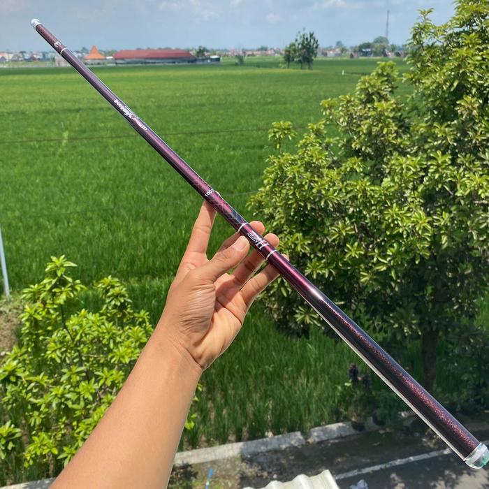 Odysseyerss// Joran Tegek Haizhen Premium Black Venom Gen 2 Spek Kaku Ruas Panjang Carbon Material