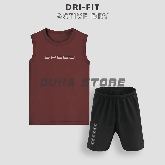 NEW Jersey Running Singlet Kaos Olahraga Sport Baju Olahraga Running Speed Lari Unisex