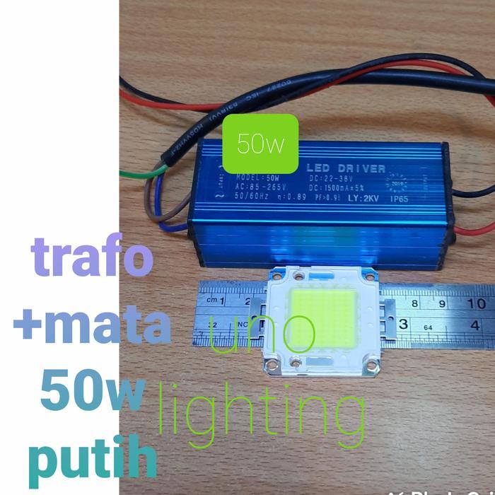 Trafo Pju Cob 50Watt + Mata Led 50W Driver Led 50 Watt 50 W Best Quality