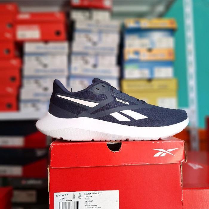Sepatu Running Reebok Prime Lite Navy White Original