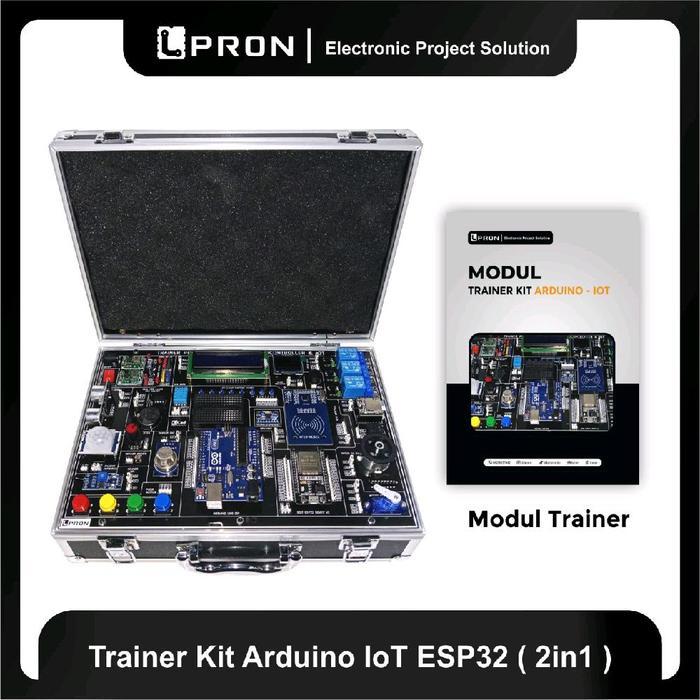 Trainer Kit Arduino IoT ESP32 (2in1), Media Pembelajaran dan Praktikum Arduino & IoT
