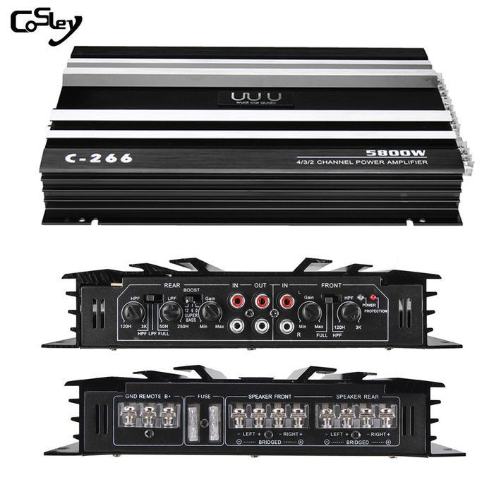 5800 Watt Car Audio Power Amplifier 4 Channel Car Amplifer Car Audio