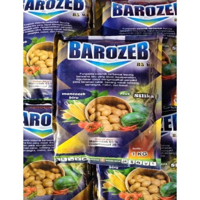 ` Fungisida BAROZEB 85WP 1kg, fungisida kontak sistemik mancozeb biru