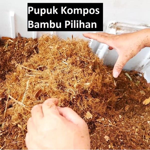 BISA COD Pupuk Kompos Bambu Pilihan 15 Liter Trichoderma dan PGPR Alami