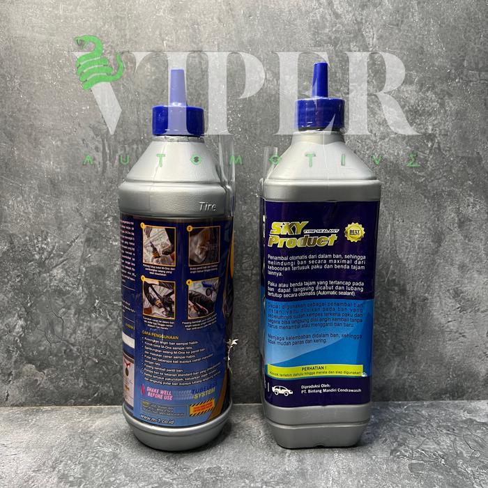 Cairan Tubles 500ml M-one Sky Cairan Ban Tubles Anti Bocor Motor Mobil