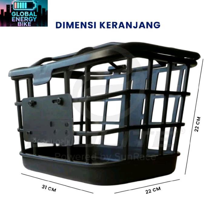 KERANJANG SEPEDA LISTRIK ATAU MOTOR LISTRIK UNIVERSAL