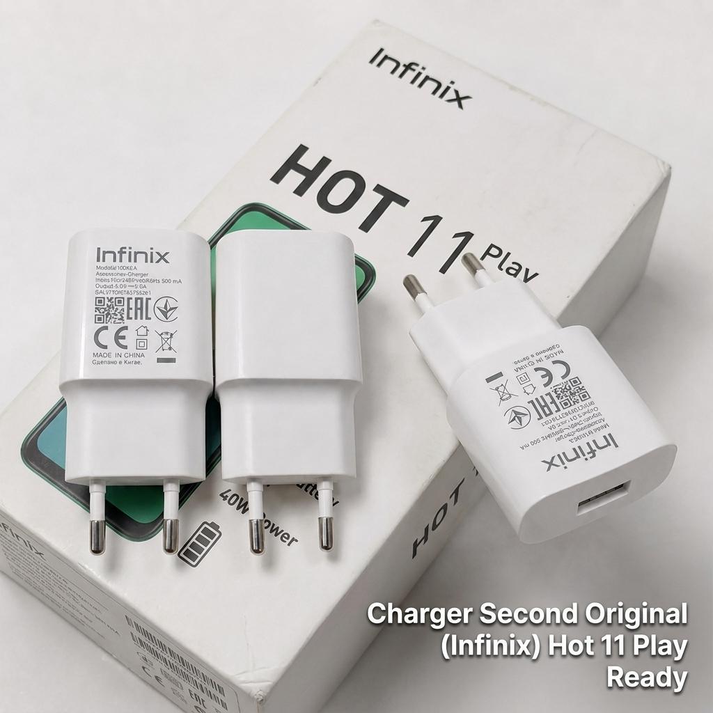 Charger HP Infinix U100XEA Original Bekas 5V2A Infinix Hot 11 Play