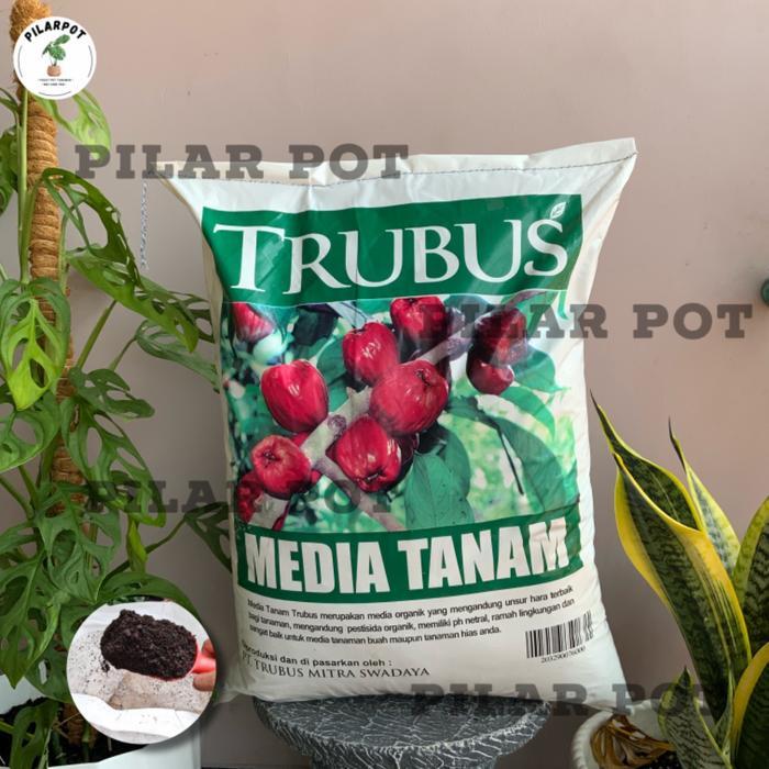 MEDIA TANAM ORGANIK TRUBUS KEMASAN PABRIK SIAP PAKAI UNTUK TANAMAN - MEDIA TANAM TRUBUS
