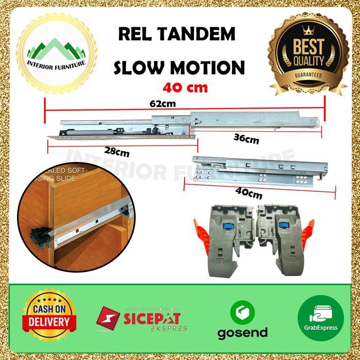 Rel Laci Tandem 40cm Full Ext / Rel Laci Tandem Klip On Slowmotion